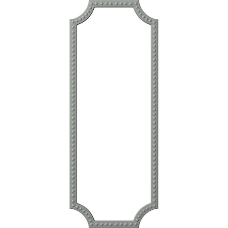 Ekena Millwork 28-in. W x 72-in. H Foster Running Coin Panel Moulding Kit Single Panel PMLKFO28X72A